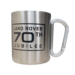 RARE Land Rover Official 70th Jubilee Aluminum Carabiner Mug